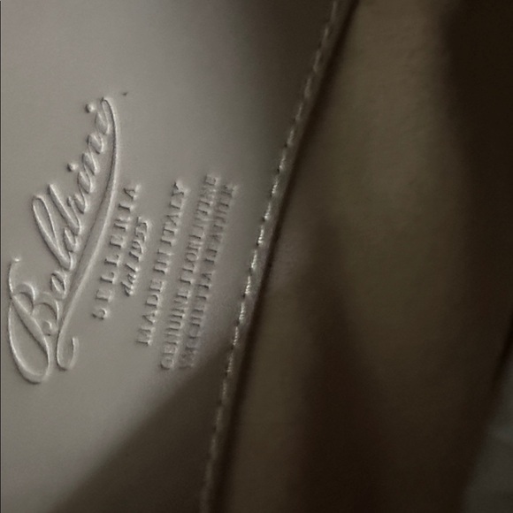 New NWT Boldrini Selleria Large Leather Shoulder Tote Bag Light Tan Beige - Picture 7 of 7